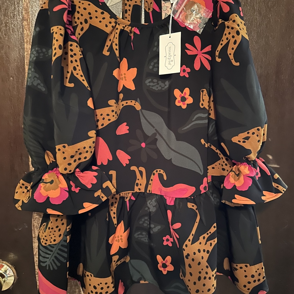 Colorful Animal Print Dress